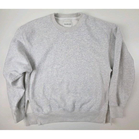 Abercrombie & Fitch Sweaters - Abercrombie & Fitch Soft Max Essentials Womens Small Colorblock Gray Pullover